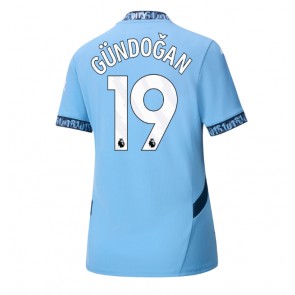 Billiga Manchester City Ilkay Gundogan #19 Hemmatröja Dam 2024-25 Kortärmad